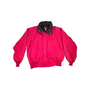 Vintage California Imperial Men's L Full Zip Lined Cambridge Jacket Red Made USA